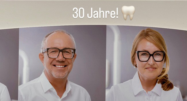 30 Jahre Zahnarztpraxis Thomas Müller!